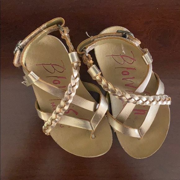 Blowfish gold strapped sandal - Picture 2 of 3